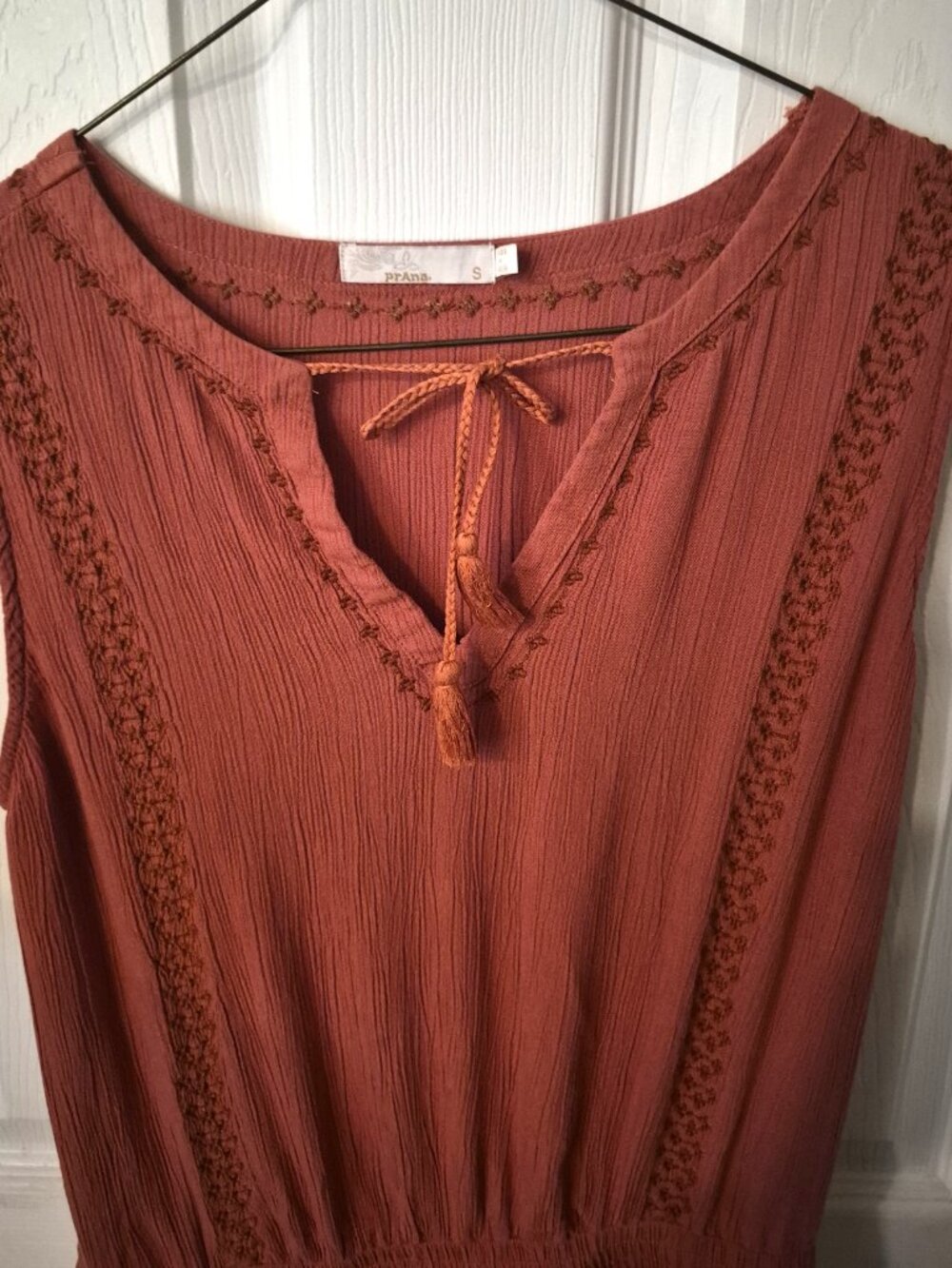 PrAna Rust Color Summer Dress - Picture 3 of 6